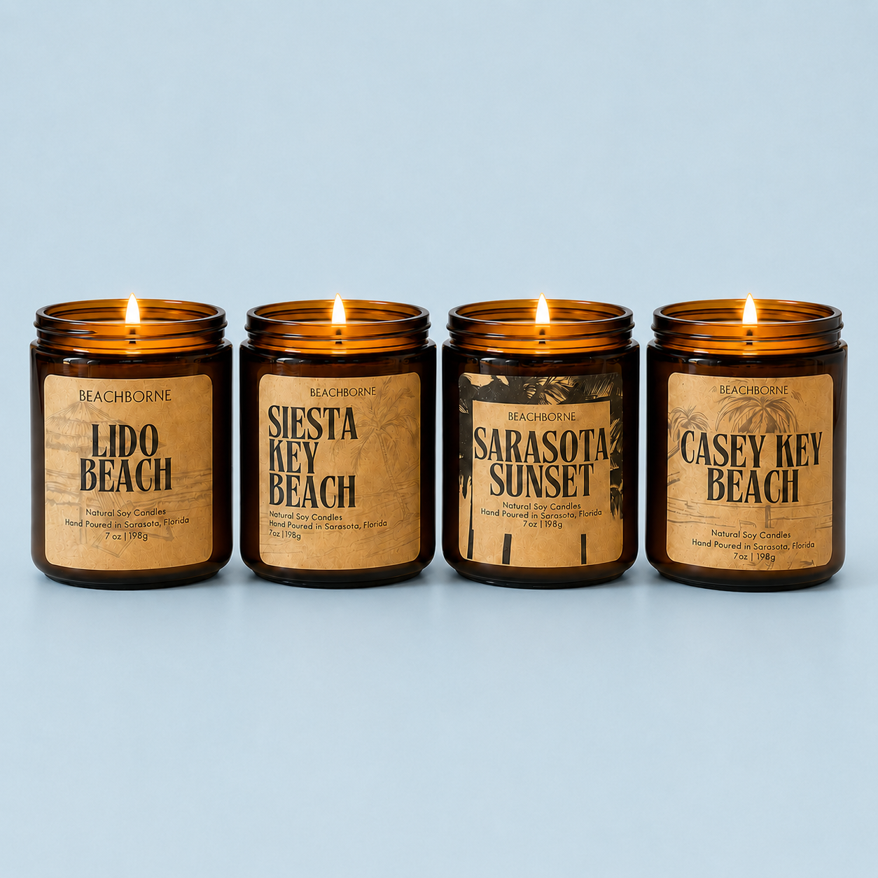 Sarasota Coast Collection – 4 Candle Gift Set