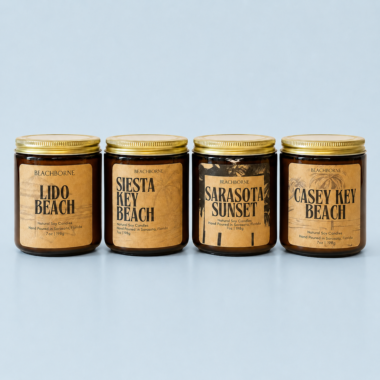 Sarasota Coast Collection – 4 Candle Gift Set